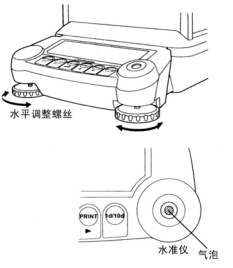精密分析天平水平泡調(diào)整方法(圖1) 精密分析天平水平泡調(diào)整方法(圖1)