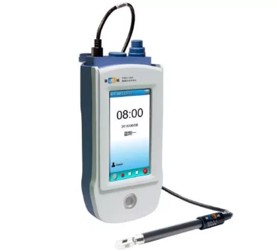 三方檢測水質(zhì)化驗(yàn)超純水電導(dǎo)率檢測，雷磁DDBJ-350F型便攜式電導(dǎo)率儀產(chǎn)品介紹(圖1)